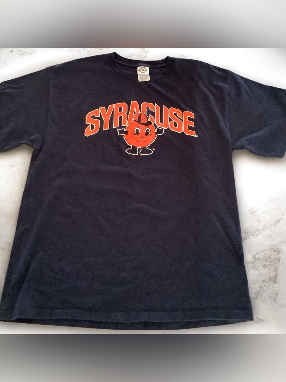 BNWOT Navy Syracuse Orange Graphic Tee